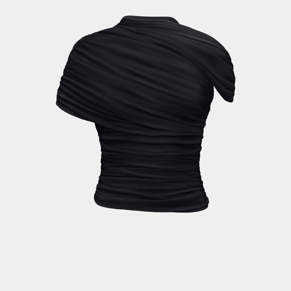 THE DRAPED SHOULDER TOP